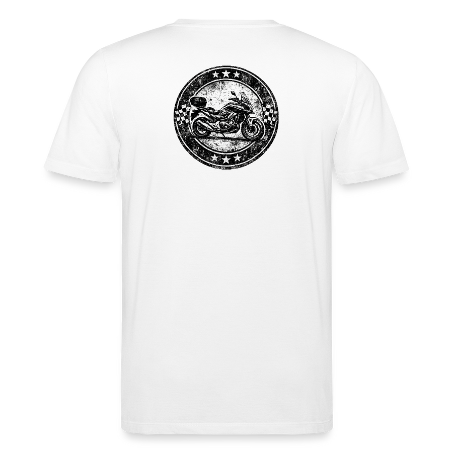 Honda nc 700 [Camiseta] - Insignia Grunge - Impresión trasera