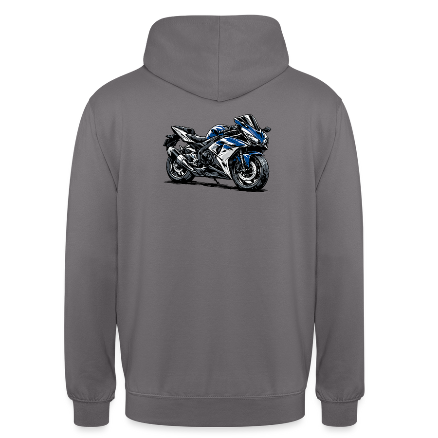 Suzuki GSX-R 600 [Felpa con cappuccio] - Manga Neon City - Stampa sul retro