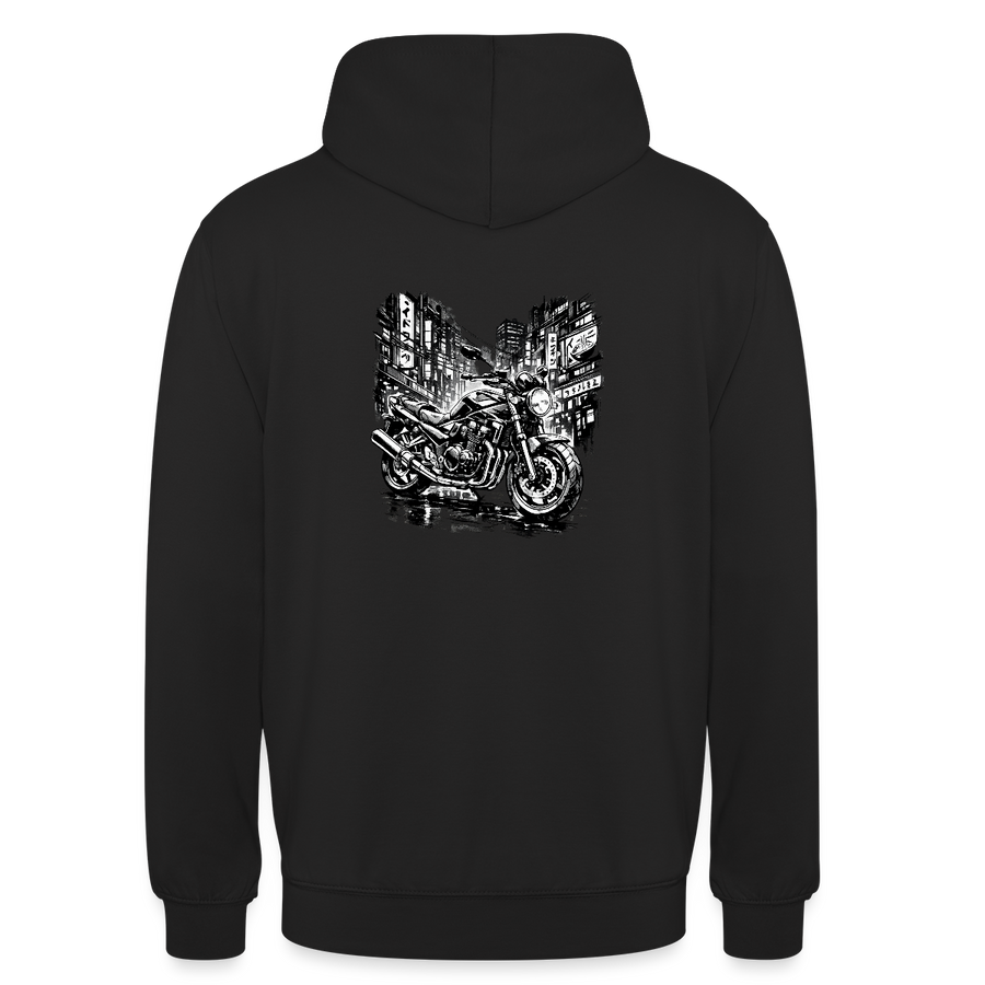 Suzuki gsf 650 [Sudadera con capucha] - Manga Neon City - Impresión trasera