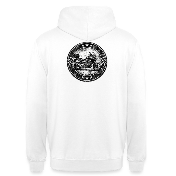 Honda nc 700 [Sudadera con capucha] - Insignia Grunge - Impresión trasera