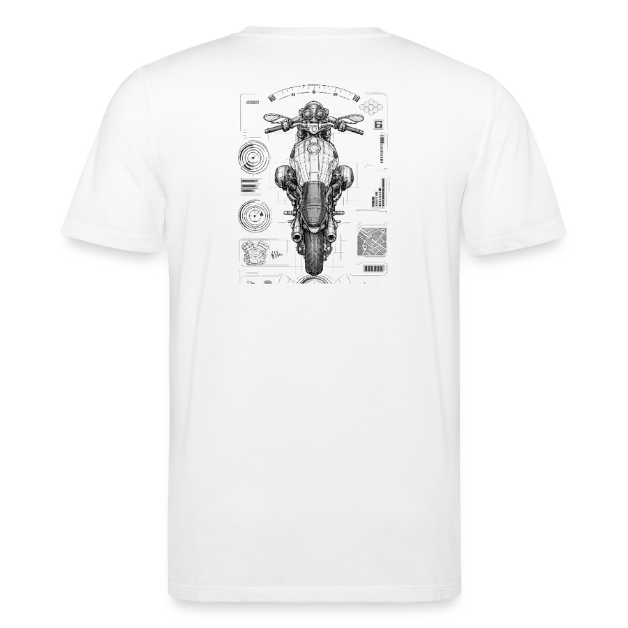 Bmw r ninet pure [T-Shirt] – Top-Down Tech – Nadruk na plecach