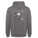 Bmw r ninet pure [Sudadera con capucha] - Top-Down Tech - Impresión trasera