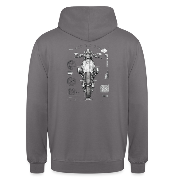 Bmw r ninet pure [Sudadera con capucha] - Top-Down Tech - Impresión trasera