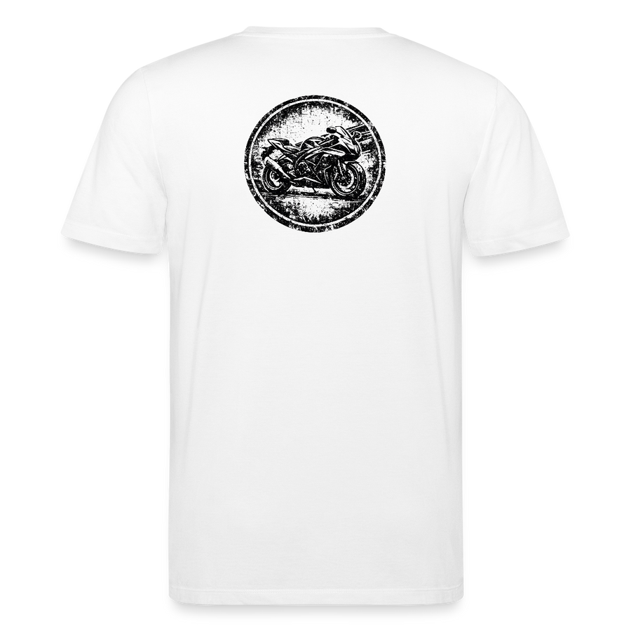 Suzuki gsx-r 600 [T-Shirt] - Grunge Badge - Zadní potisk