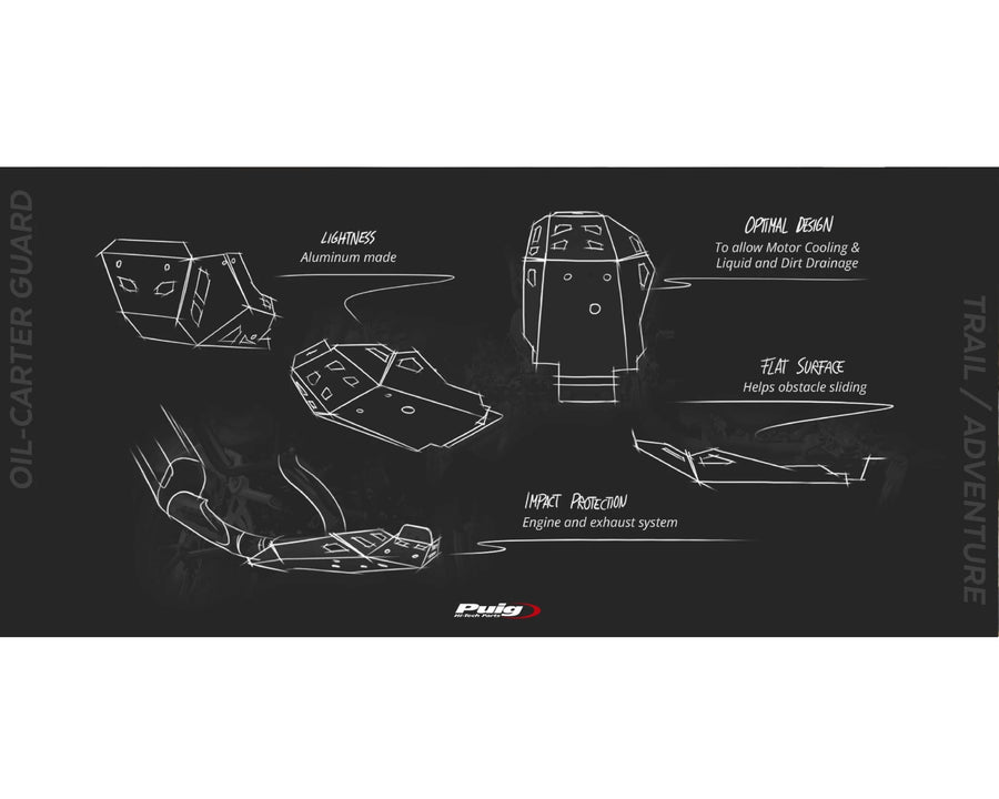 BMW F 900 GS ADVENTURE [2024] – Protezione motore – Argento