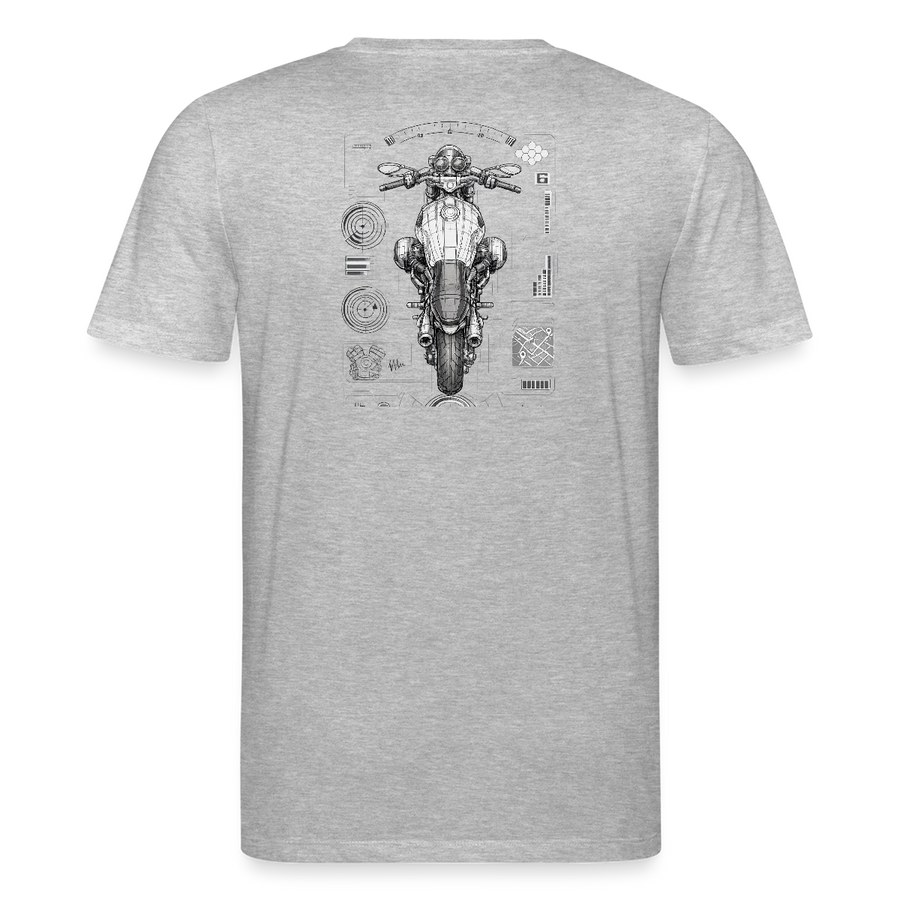 Bmw r ninet pure [T-Shirt] – Top-Down Tech – Nadruk na plecach