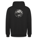 Bmw r ninet pure [Sudadera con capucha] - Insignia Grunge - Impresión trasera