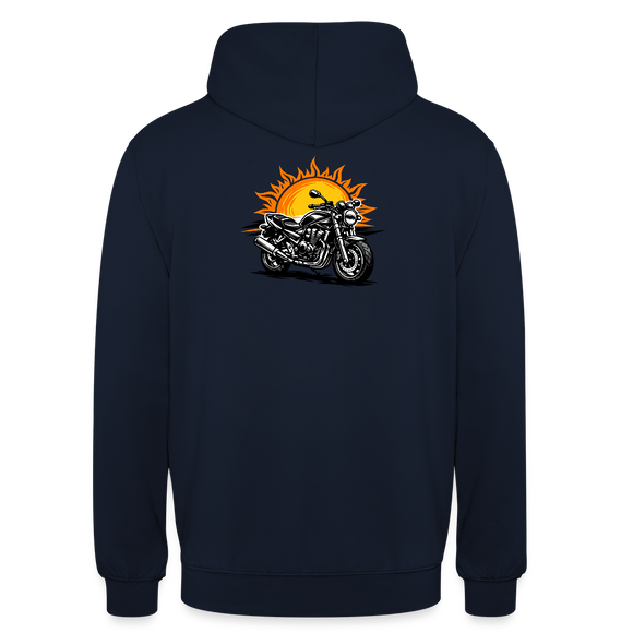 Suzuki gsf 650 [Felpa con cappuccio] - Sunset Split - Stampa sul retro