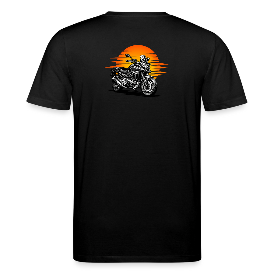 Honda nc 700 [T-Shirt] - Sunset Split - Rücken Print
