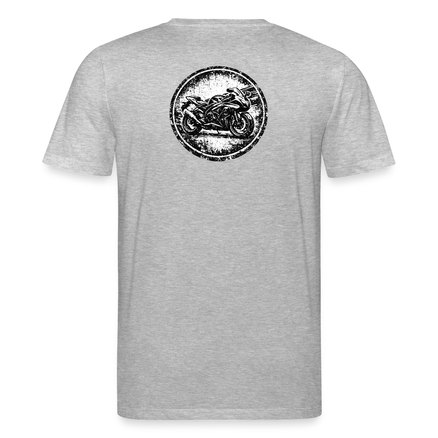 Suzuki gsx-r 600 [T-Shirt] - Grunge Badge - Zadní potisk