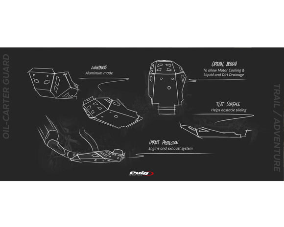 BENELLI TRK 702 [2025] – Motor Schutz – Schwarz