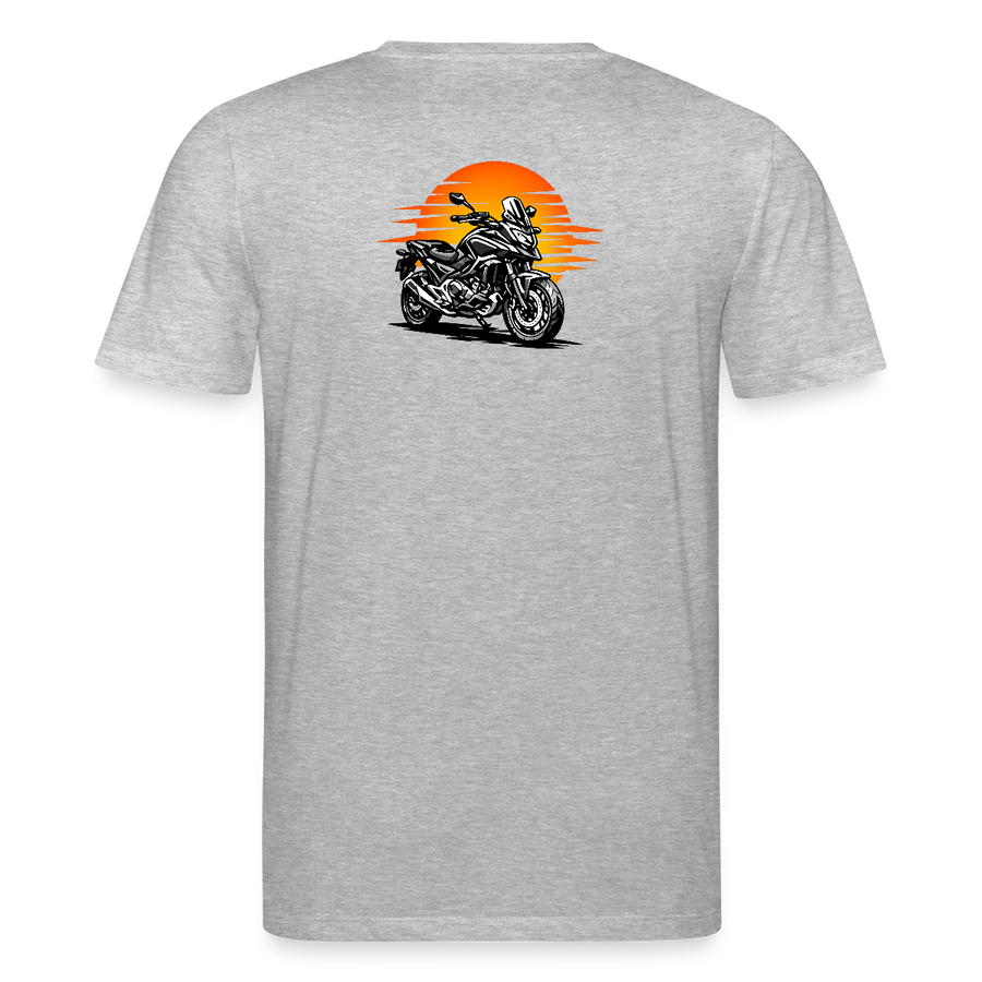Honda nc 700 [T-Shirt] - Sunset Split - Rücken Print
