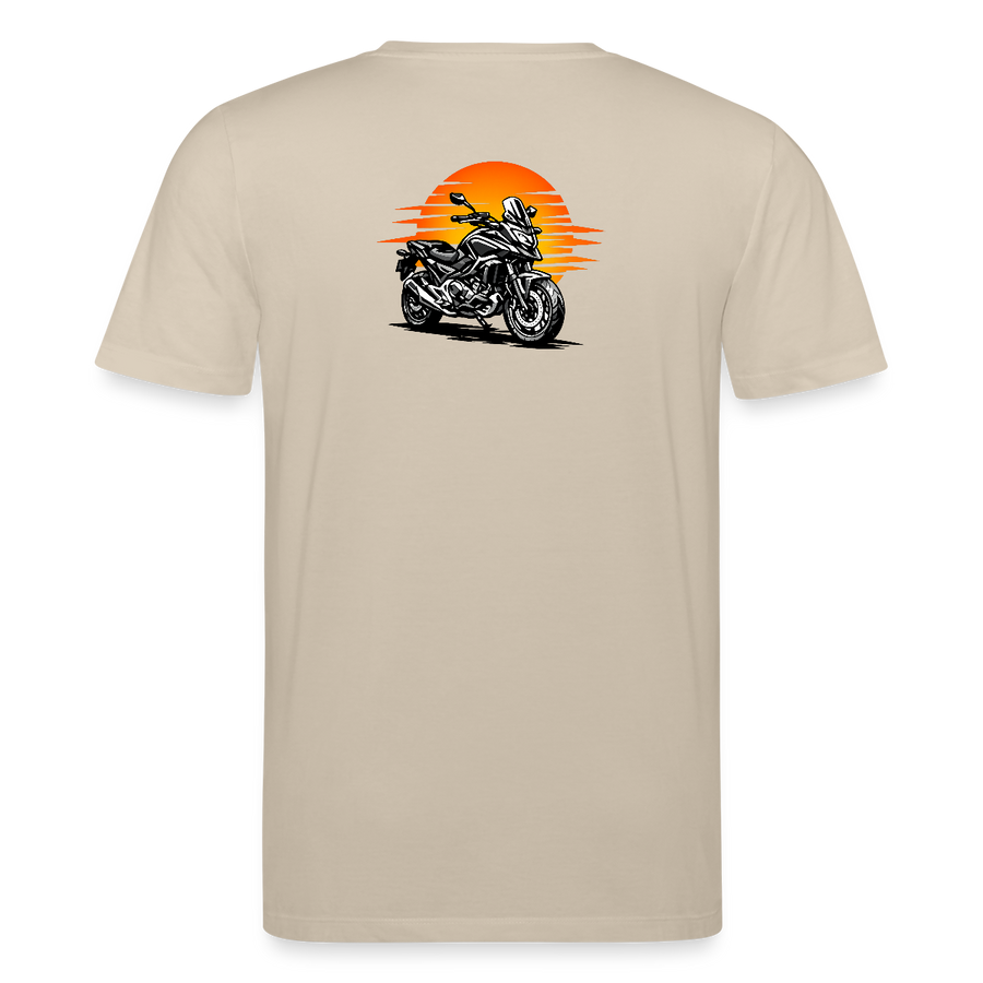 Honda nc 700 [T-Shirt] - Sunset Split - Rücken Print