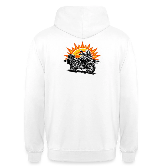 Suzuki dl 800 [Hoodie] - Sunset Split - Print op de achterkant