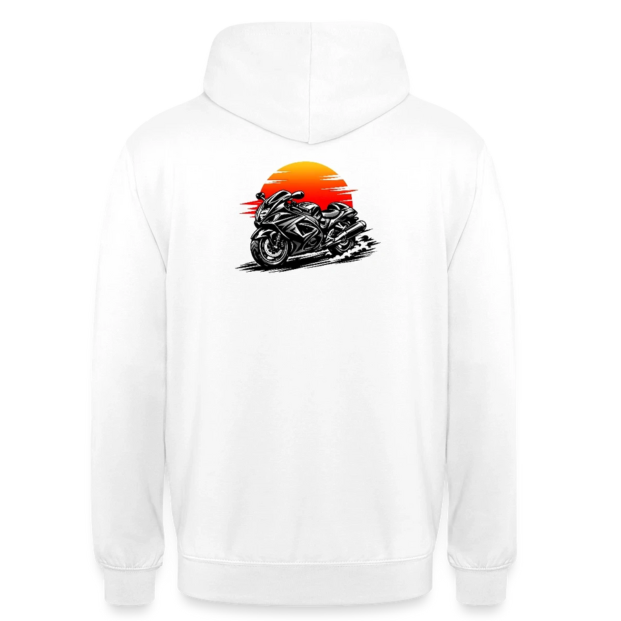 Suzuki hayabusa gsx1300r [Hoodie] - Sunset Split - Tilbage Print