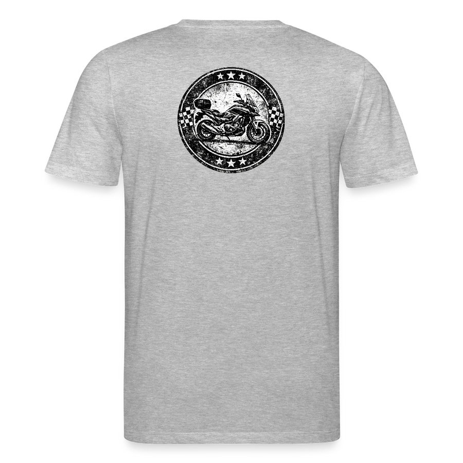 Honda nc 700 [Camiseta] - Insignia Grunge - Impresión trasera