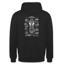 Suzuki dl 800 [Hoodie] - Top-Down Tech - Print op de achterkant