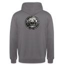 Bmw r ninet pure [Sudadera con capucha] - Insignia Grunge - Impresión trasera