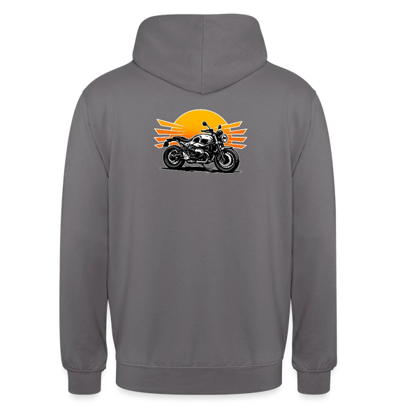 Bmw r ninet pure [Felpa con cappuccio] - Sunset Split - Stampa sul retro