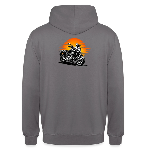 Honda NC 700 [Hoodie] - Sunset Split - Print op de achterkant