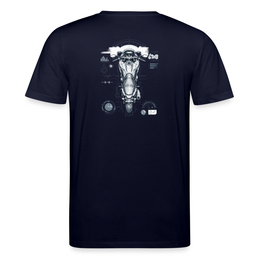 Honda nc 700 [T-Shirt] - Top-Down Tech - Rücken Print