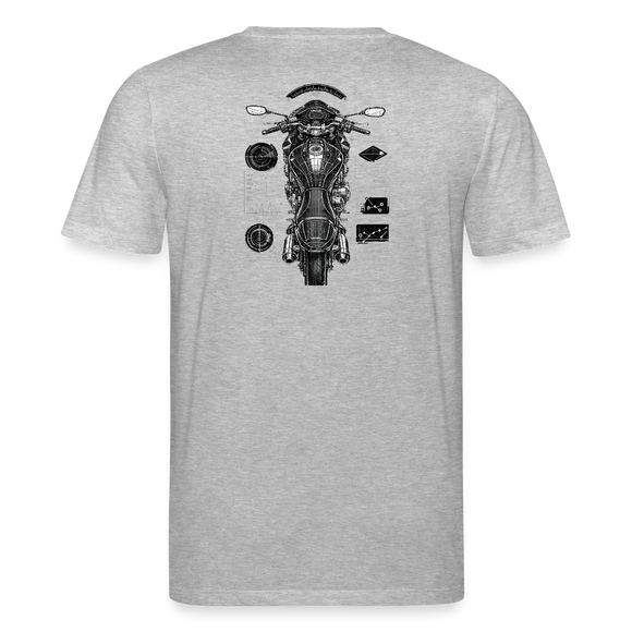 Suzuki gsf 650 [Camiseta] - Top-Down Tech - Impresión trasera