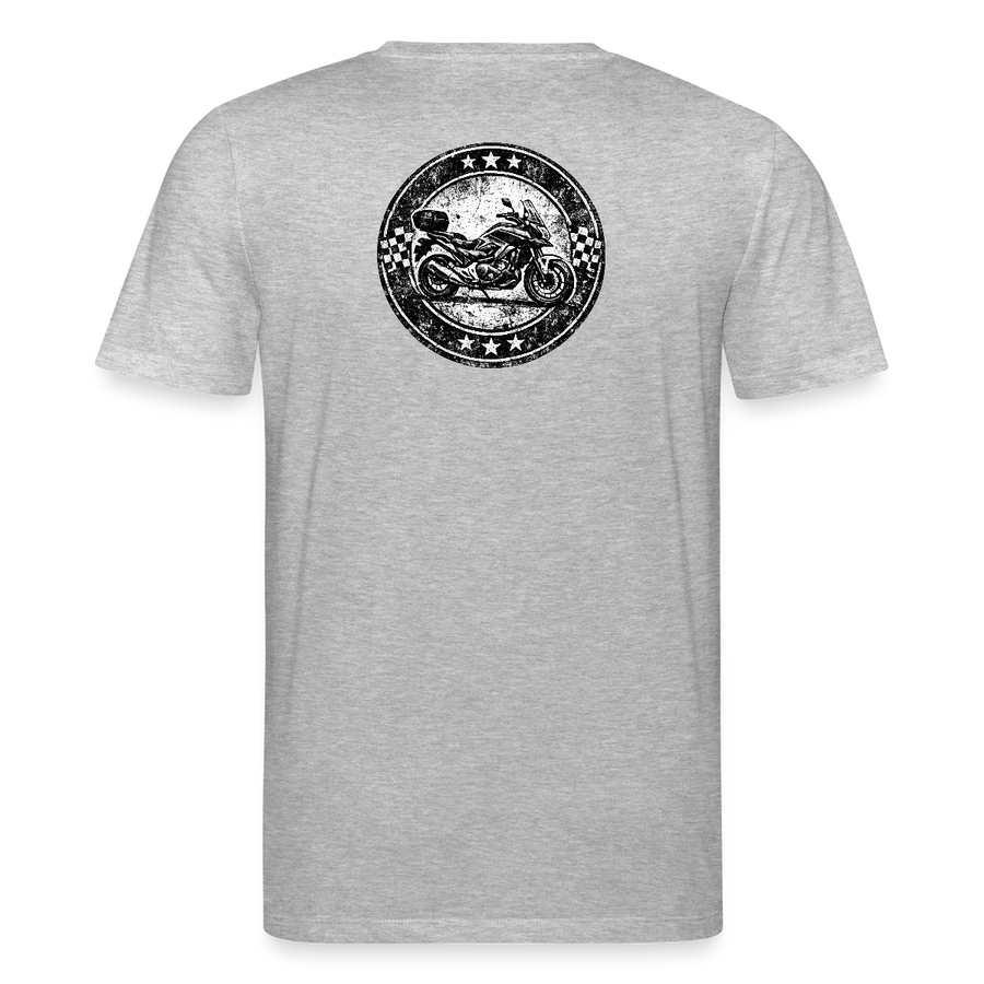 Honda nc 700 [Camiseta] - Insignia Grunge - Impresión trasera