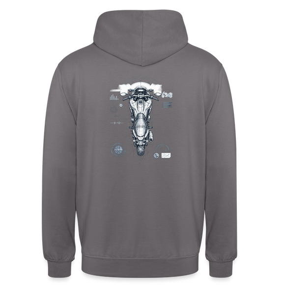 Honda nc 700 [Hoodie] - Top-Down Tech - Rücken Print
