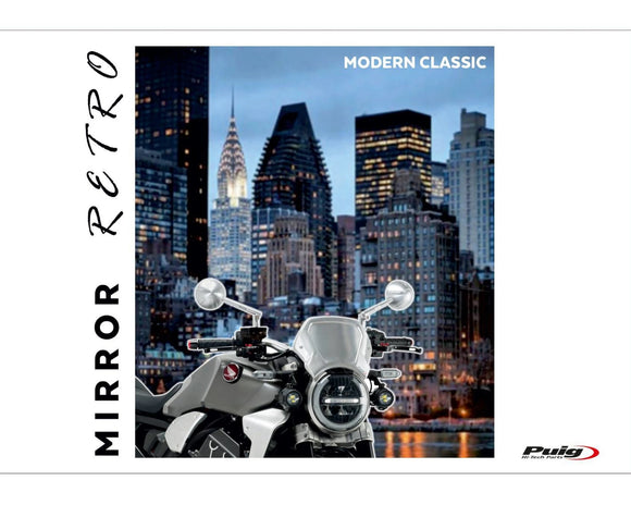 KTM 890 DUKE R [2025] – レトロリアビューミラー – ブラック