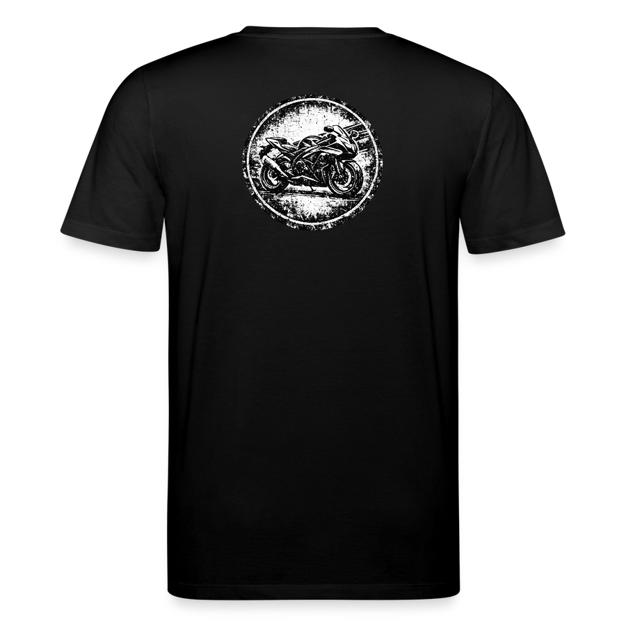 Suzuki gsx-r 600 [T-Shirt] - Grunge Badge - Zadní potisk