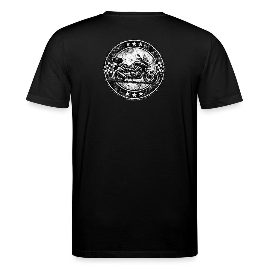 Honda nc 700 [Camiseta] - Insignia Grunge - Impresión trasera