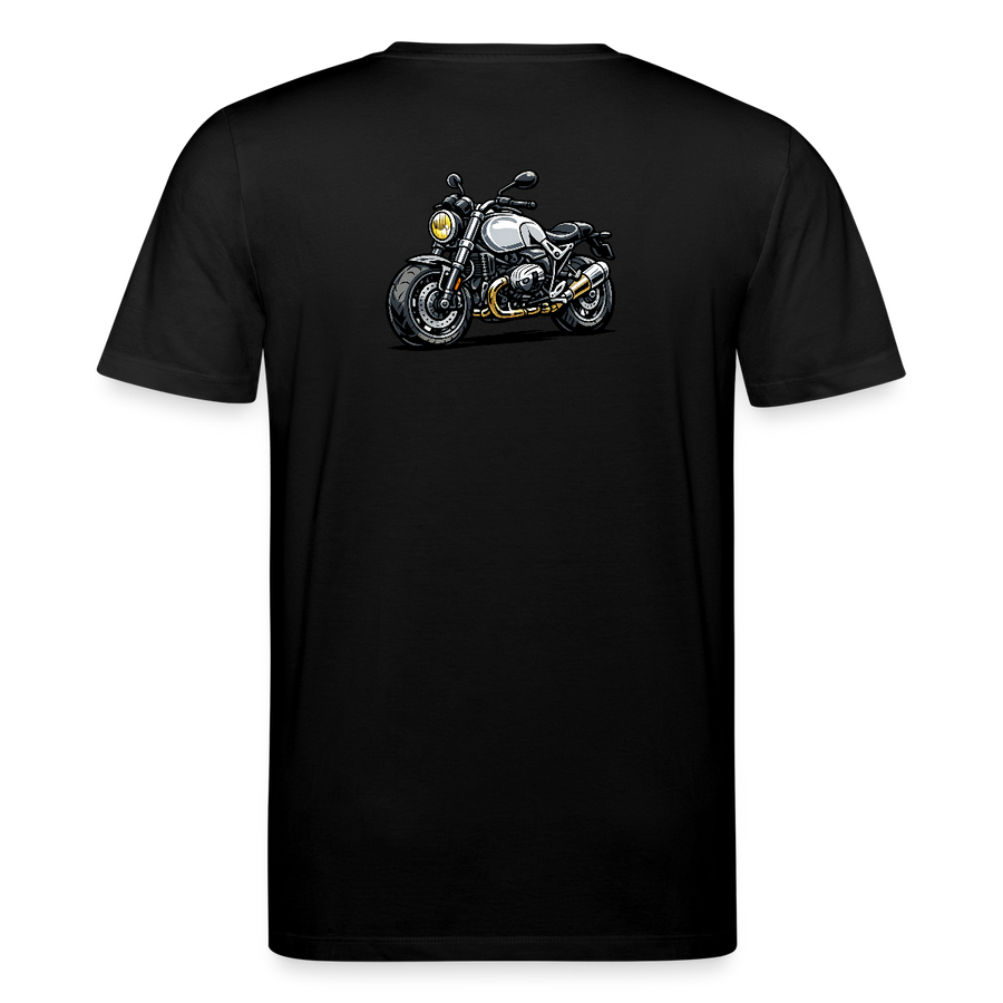 Bmw r ninet pure [Camiseta] - Caricatura - Impresión trasera