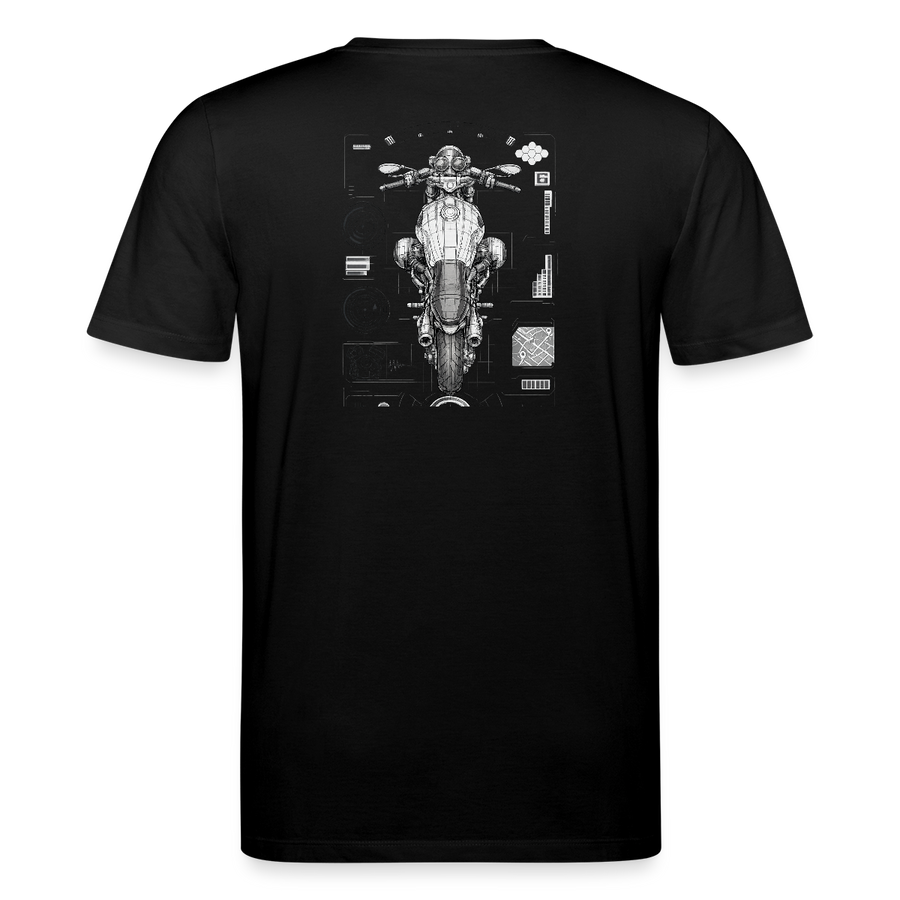 Bmw r ninet pure [T-Shirt] – Top-Down Tech – Nadruk na plecach