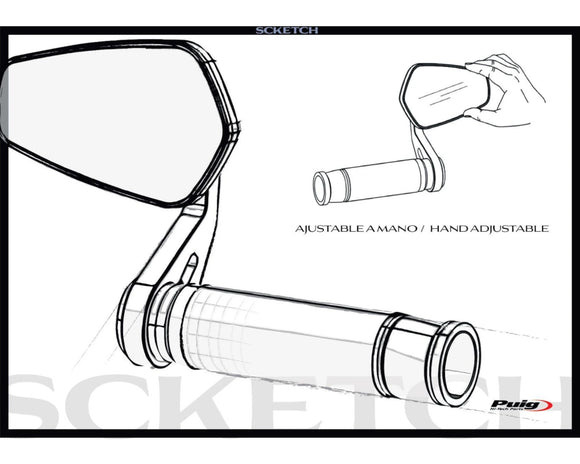 KTM 890 DUKE R [2025] – Bond バックミラー – ブラック