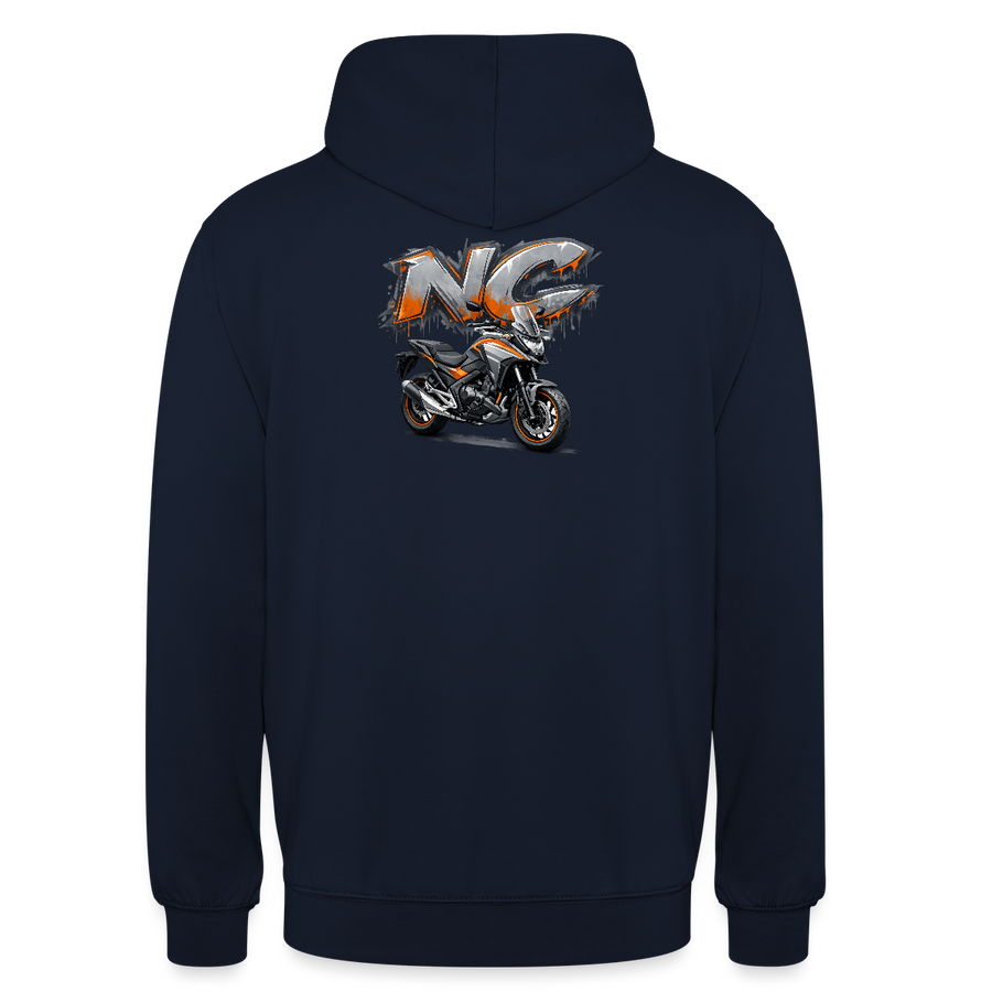 Honda nc 700 [Bluza z kapturem] – Graffiti Float – Nadruk z tyłu
