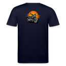 Honda nc 700 [Camiseta] - Sunset Split - Estampado trasero