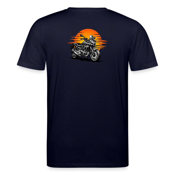 Honda nc 700 [Camiseta] - Sunset Split - Estampado trasero