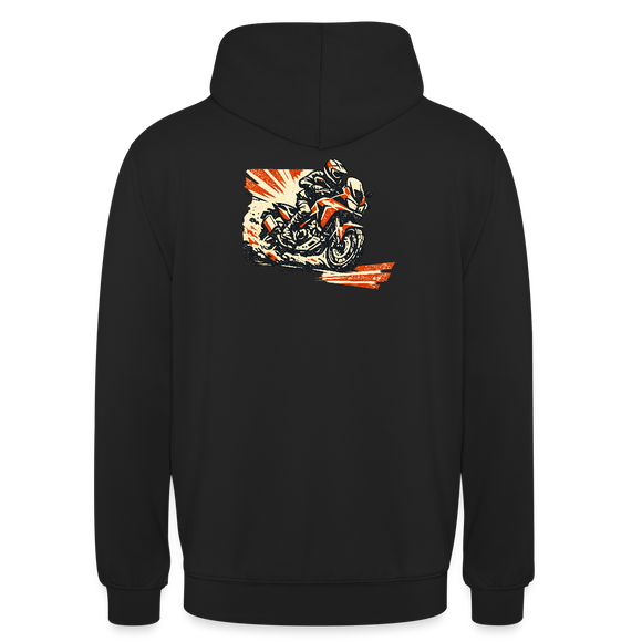 Honda nc 700 [Sudadera con capucha] - Retro Rallye - Impresión trasera