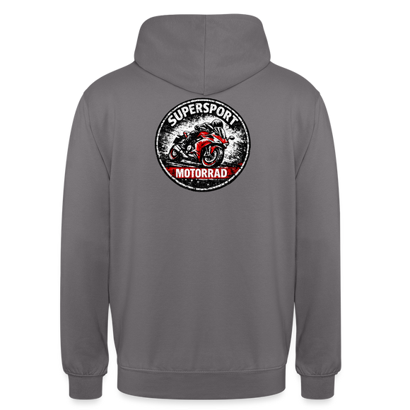 Ducati supersport [Hoodie] - Grunge Badge - Rücken Print