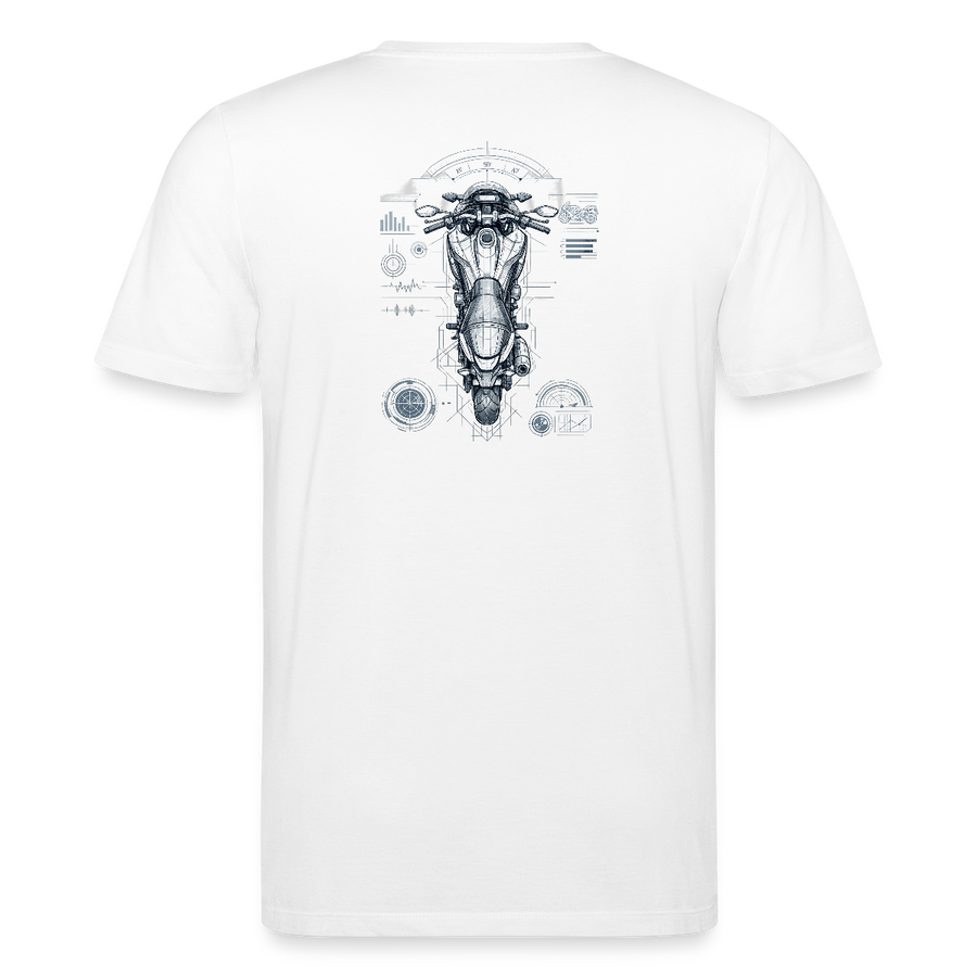Honda nc 700 [T-Shirt] - Top-Down Tech - Rücken Print