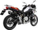 bmw f 750 gs [LEOVINCE] – Nero bakre ljuddämpare – rostfritt stål