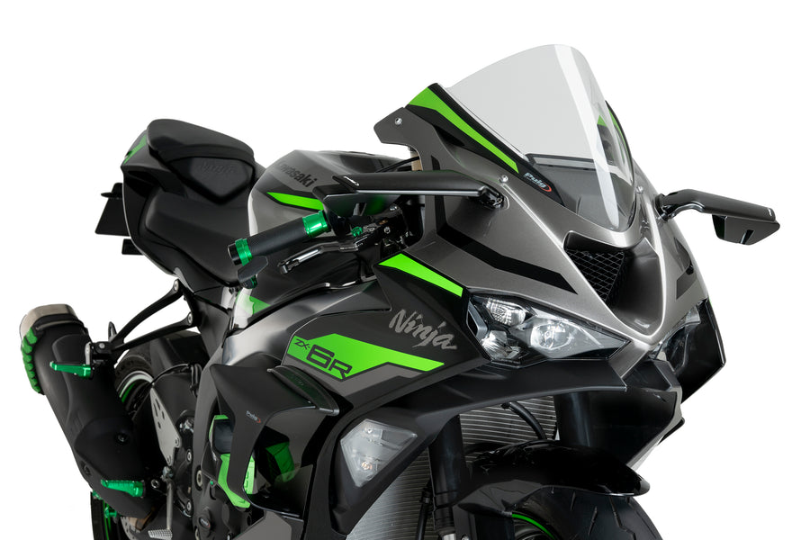 KAWASAKI ZX-6R NINJA [2025] — Экран Z-Racing — сильная тонировка