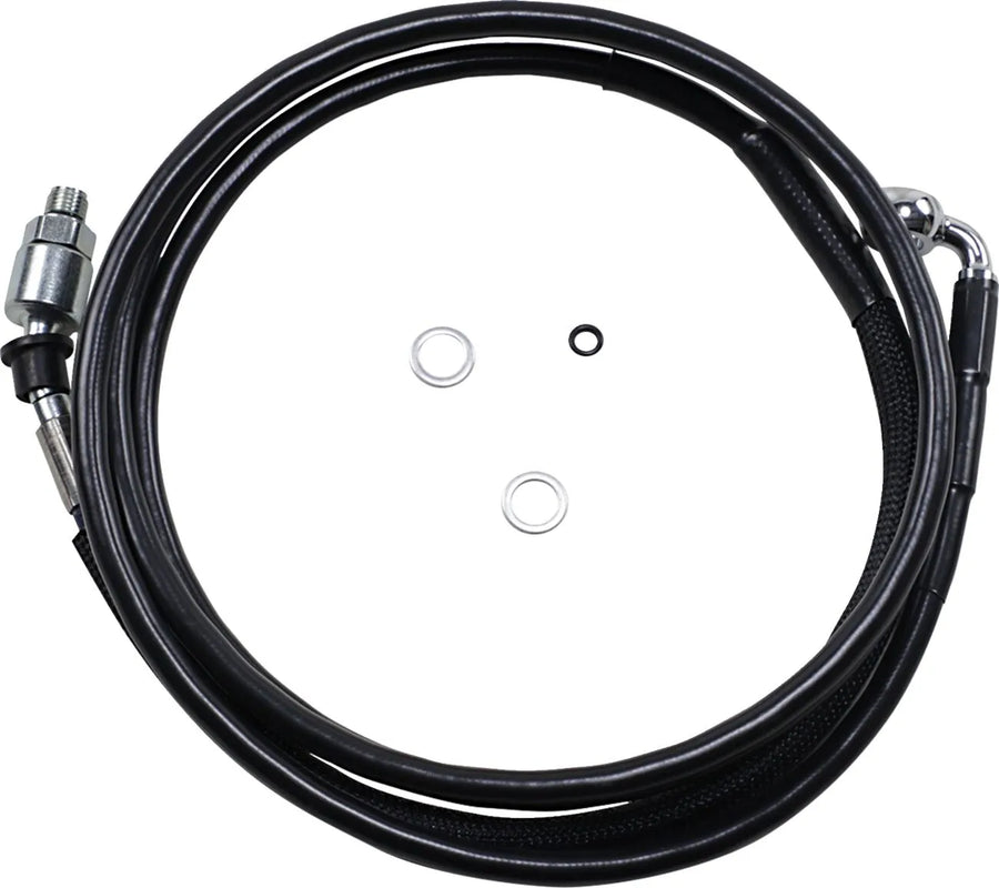 harley davidson fltr [DRAG SPECIALTIES] – Hydraulik-Kupplungsleitung aus Edelstahl