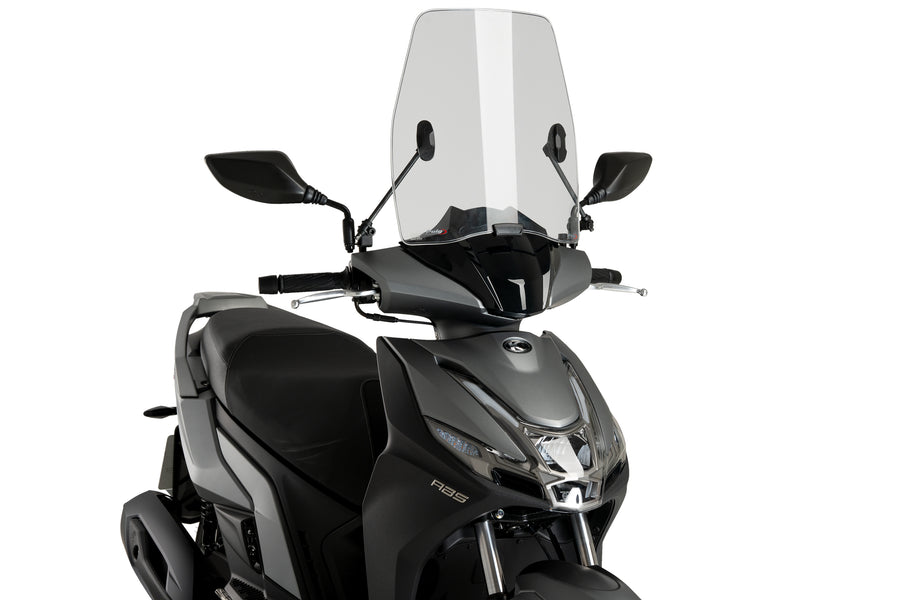 KYMCO AGILITY S 125I CBS E5 – Stedelijk scooterscherm – transparant