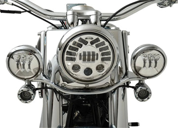 Harley-Davidson FLHS 1340 Electra Glide Sport [1987, 1994] - 4-1/2" LED miglas lukturi - 2. attēls