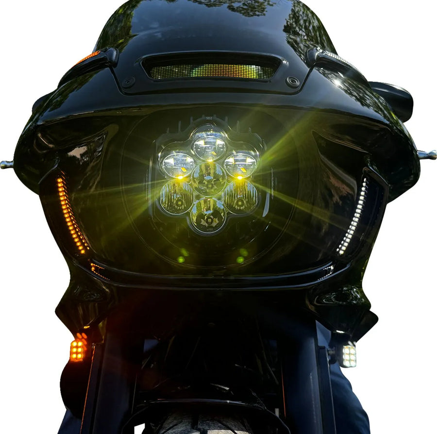 harley-davidson low rider [CUSTOM DYNAMICS] – Einsatz für Verkleidungsbelüftung