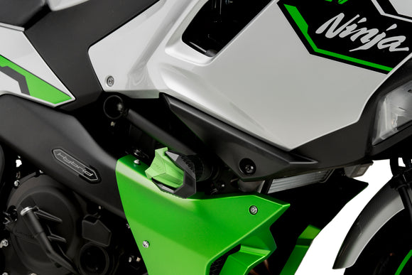 KAWASAKI NINJA 7 HYBRID [2025] – Crash Pads R19 – Svart