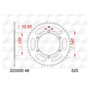 Moto Morini 650 X-CAPE [2022-2024] - Kettingset 520 XHR4 - 14/46-118 - Standaard tandwielstaal