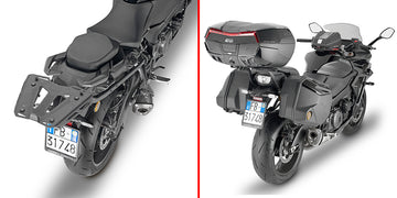 Suzuki GSX S 1000 GT [GIVI] - Topcase Träger für MONOKEY® oder MONOLOCK® Koffer zu montieren mit der MONOKEY® Platte M5