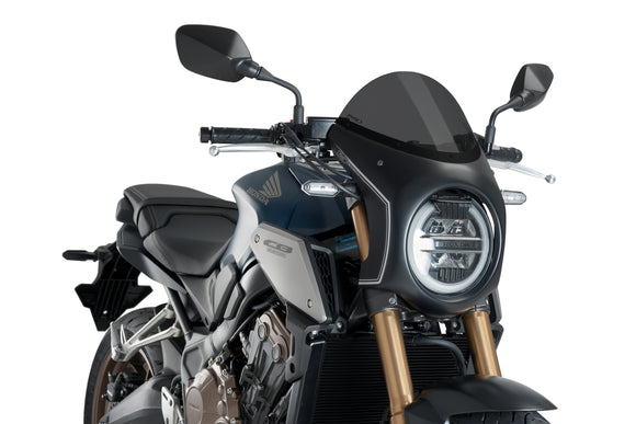 HONDA CB 650 R NEO SPORTS CAFE [2023] — Обтекатель в стиле ретро — Прозрачный